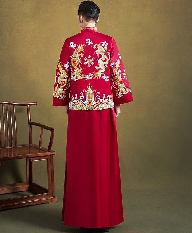 Chinese wedding outfit for the groom - Oriental Me