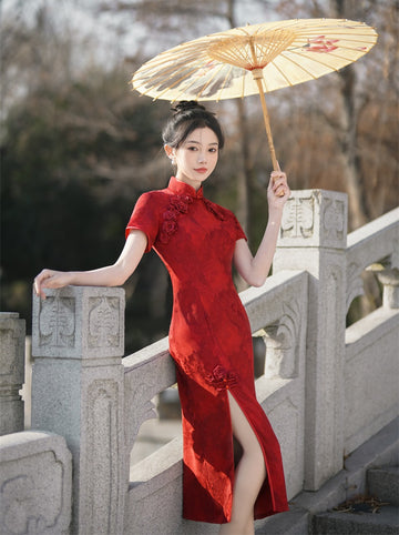 Red Modern Qipao | Rosy