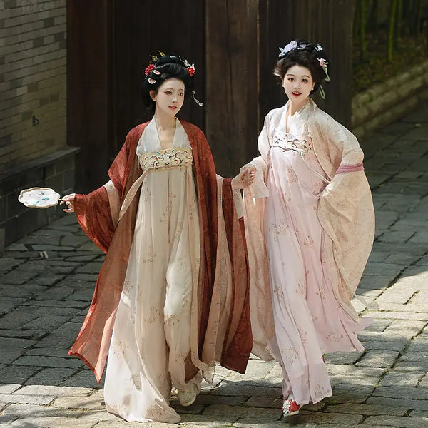 Traditional Chinese Clothing - Tang Dynasty Hanfu Clothing Set for Women