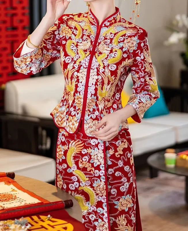 Chinese Wedding Qun Kwa | Glamour
