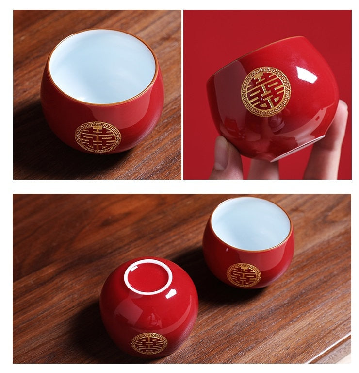 Double Happiness Wedding Tea Set | Harmony - Oriental Me