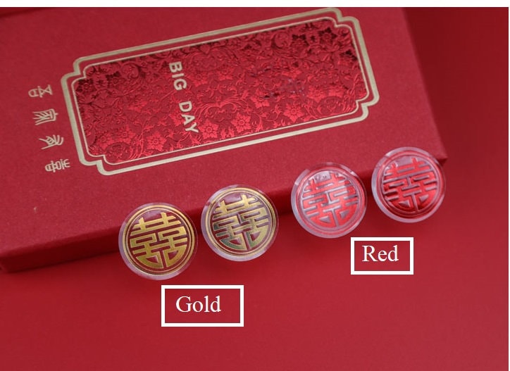 Double Happiness stickers (200pcs) - Oriental Me