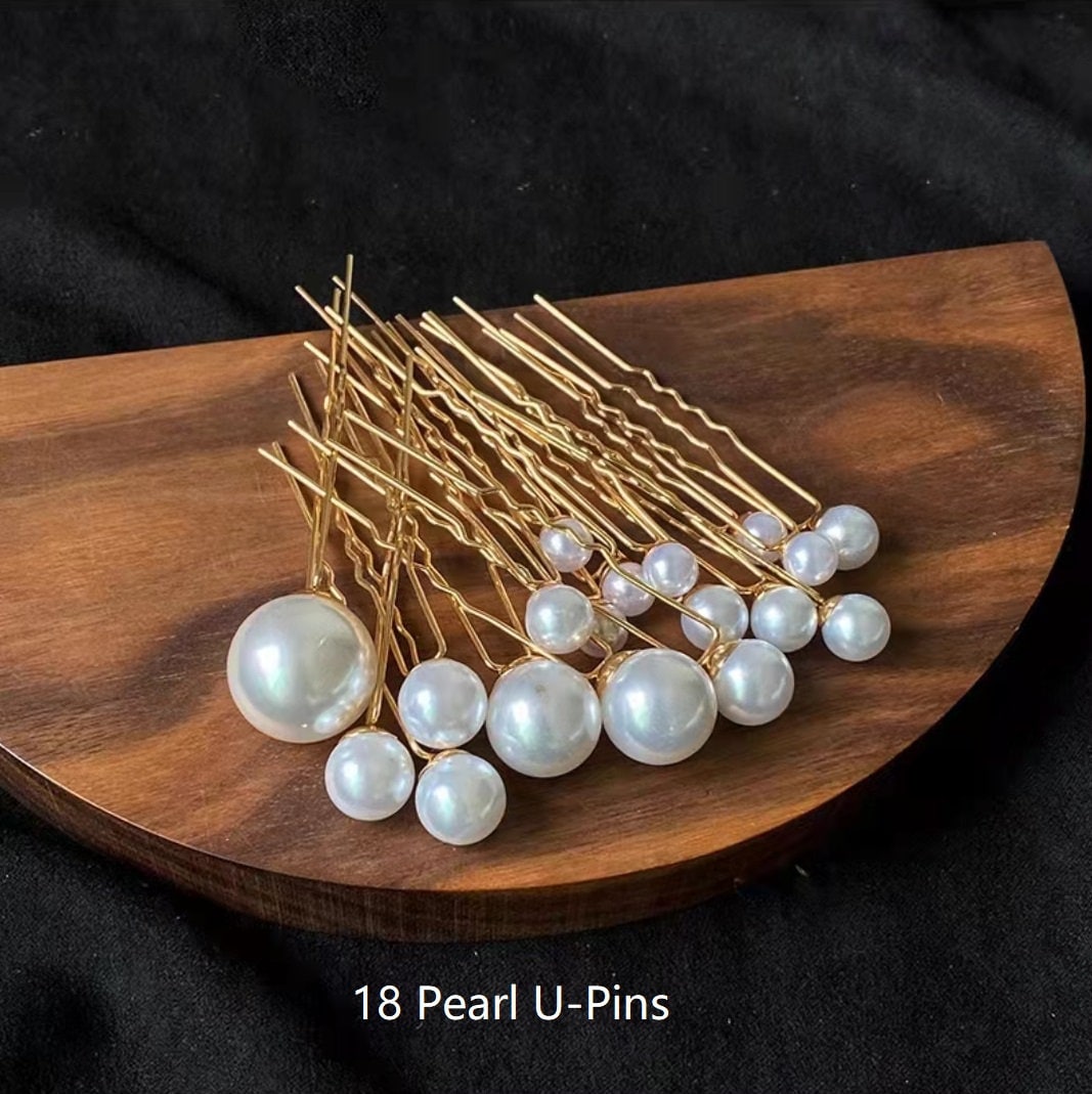 Golden Flower Petals Hairpiece - Oriental Me