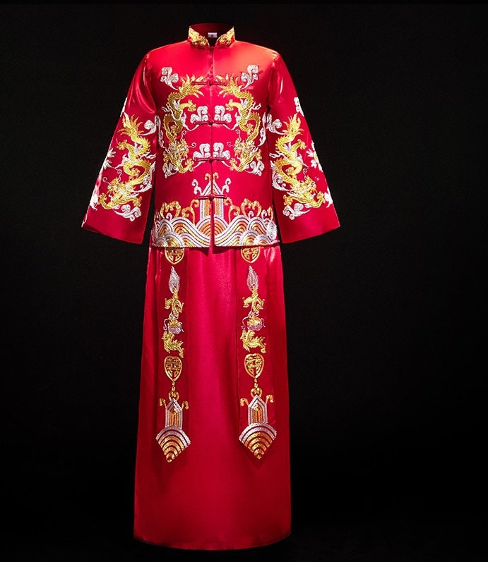 Chinese wedding outfit for the groom - Oriental Me