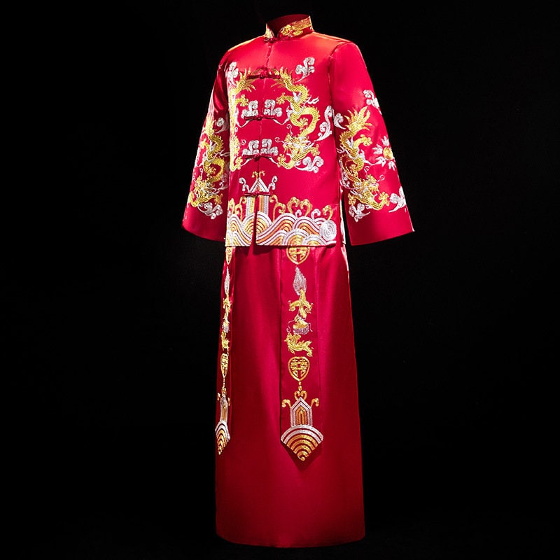 Chinese wedding outfit for the groom - Oriental Me