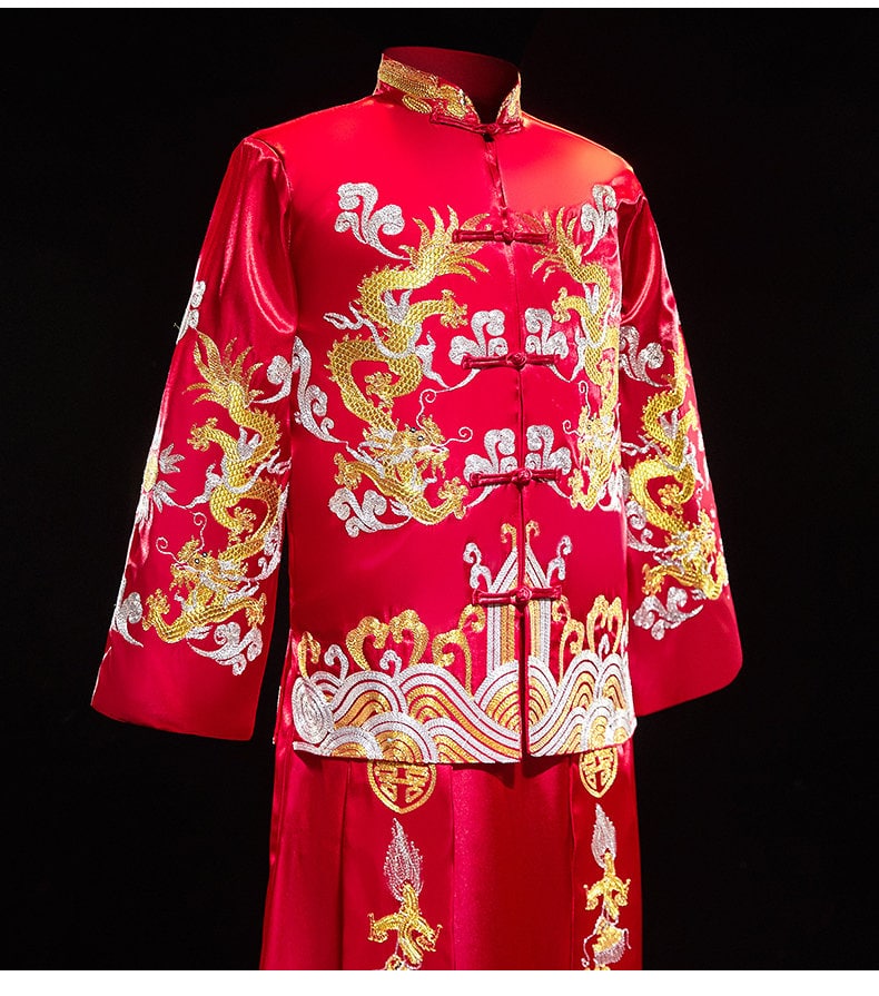 Chinese wedding outfit for the groom - Oriental Me