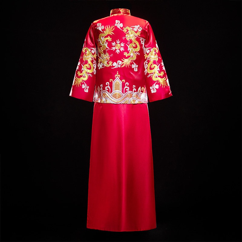 Chinese wedding outfit for the groom - Oriental Me