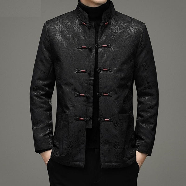 Chinese  Winter Goose Down Tang Jacket - Oriental Me