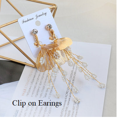 Golden Flower Petals Hairpiece - Oriental Me