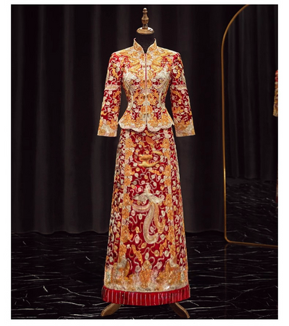 Chinese Wedding Qun Kwa Dress| Classy