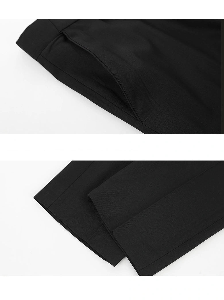 Modern Chinese Style Slim Fit Mandarin Collar Tang Suit Jacket Set