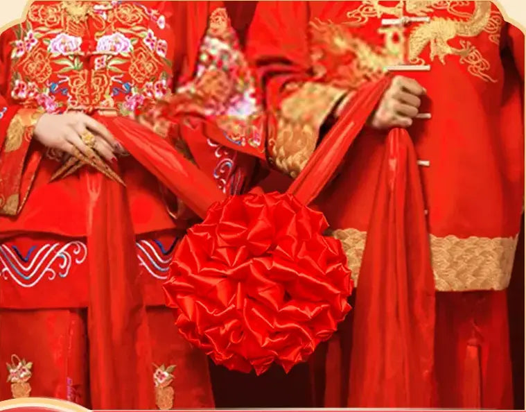 Chinese Wedding Pom Pom