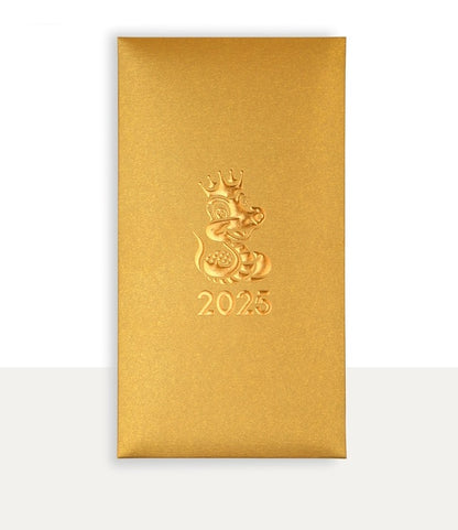 Personalized Embossed  Year of Snake 2025 Red Envelopes (10pcs)