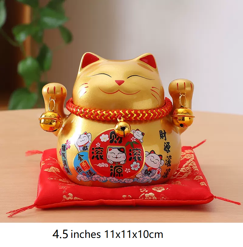  Golden Fortune  Fengshui Lucky Cat  Maneki Neko