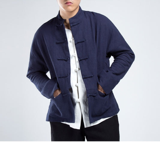Tang Kung Fu Linen Raglan Sleeve Shirt