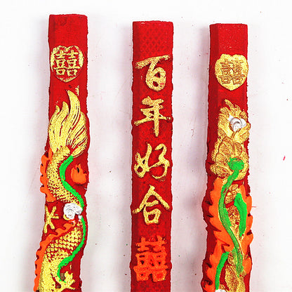 Dragon & Phoenix Double Happiness Wedding Incense SticksBurner details