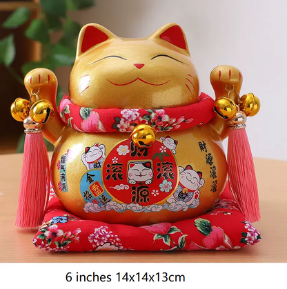  Golden Fortune  Fengshui Lucky Cat  Maneki Neko