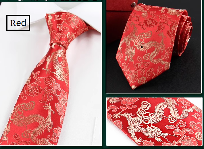 red dragon necktie