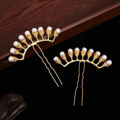 chinese bridal pearl sticks