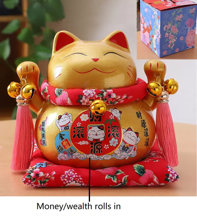 Golden Fortune  Fengshui Lucky Cat