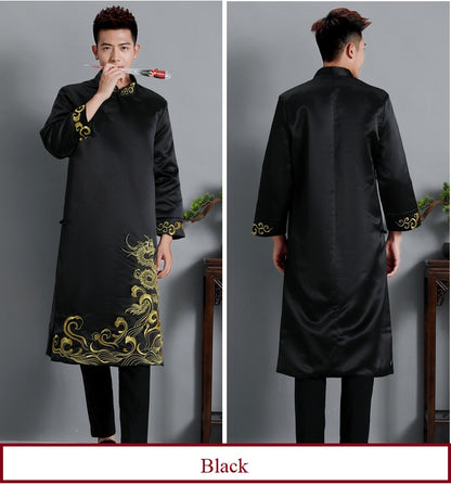 Chinese black dragon tang jacket
