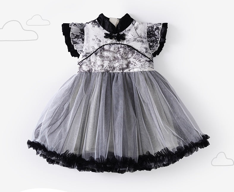 Tulle Qipao For kid | Ink