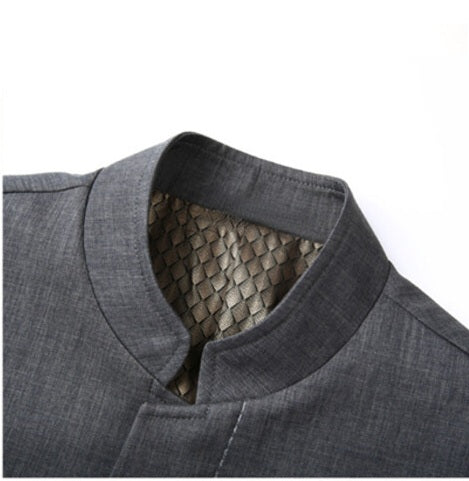 Mandarin Collar Men's Chinese Zhongshan Tang Suit