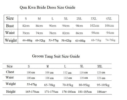 Wedding Qun Kwa and Tang  Suit | Golden Couple - Oriental Me