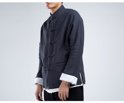 Tang Kung Fu Linen Raglan Sleeve Shirt