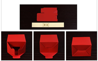Chinese Weddings Red Double Happiness Favor Boxes (20pcs)