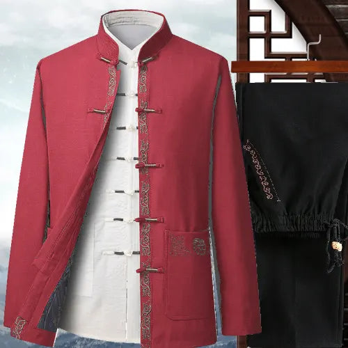 Traditional Chinese Mandarin Tang Jacket Suit | Fu