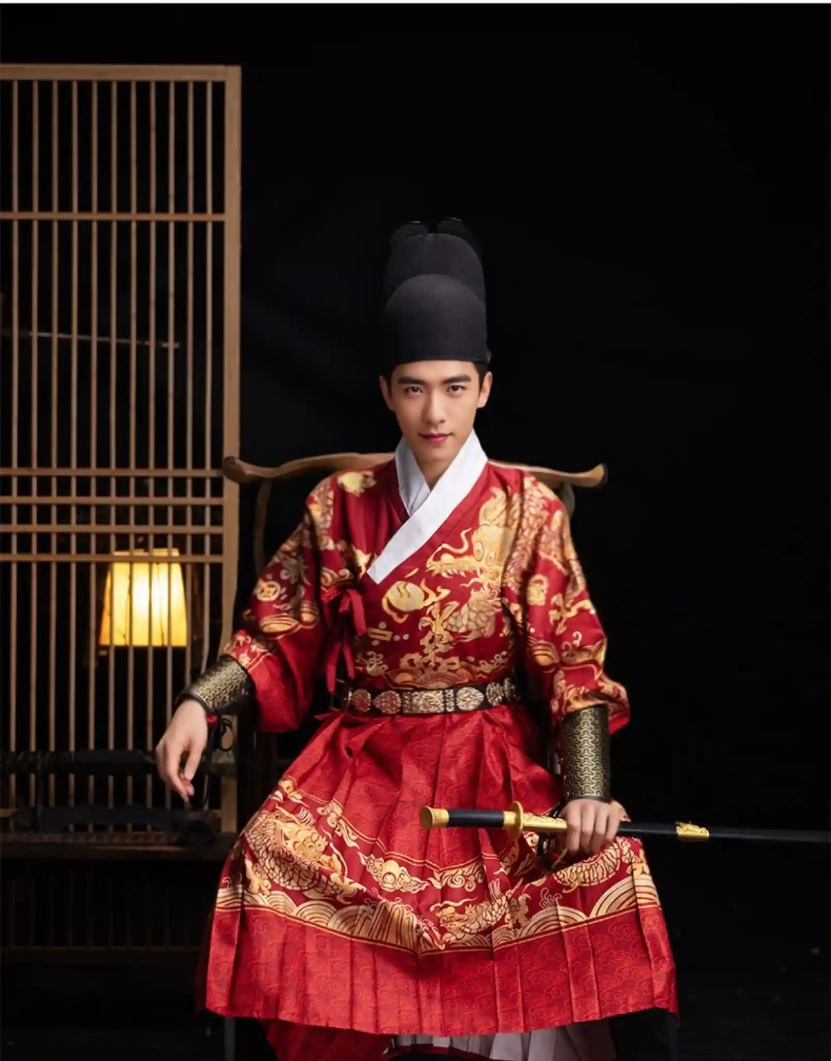 Han Dragon Robe Men’s Ming Dynasty Dragon Hanfu Robe – Oriental Me