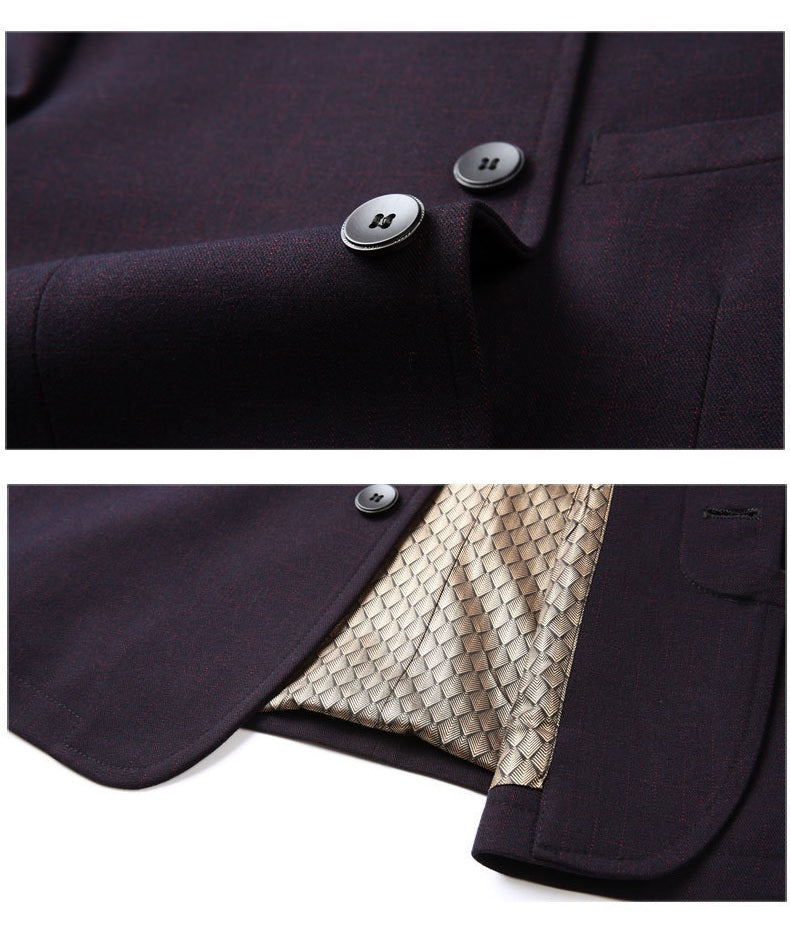 Men's Autumn and Winter Chinese Zhongshan  Tang Suit Blazer
