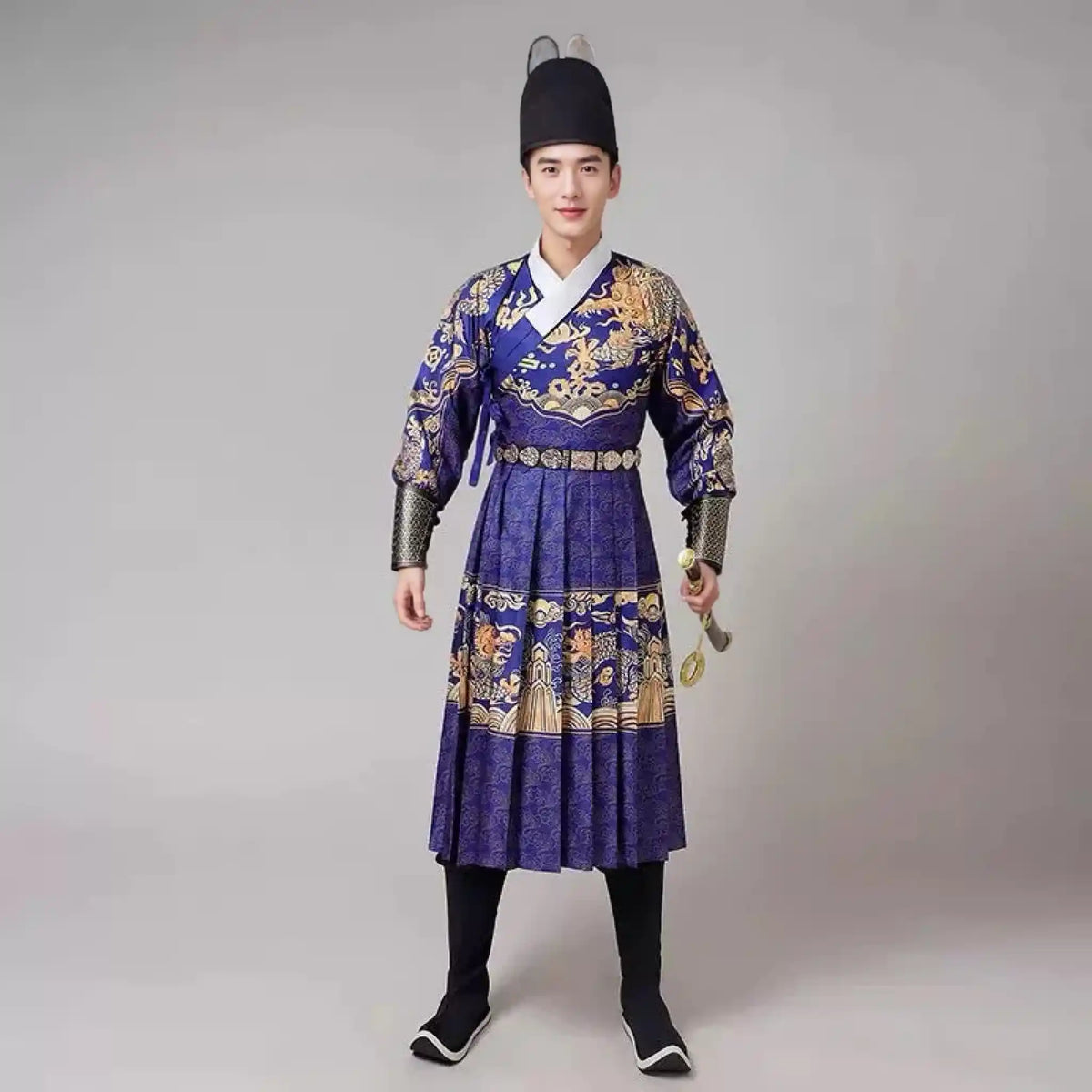 Han Dragon Robe Men’s Ming Dynasty Dragon Hanfu Robe – Oriental Me