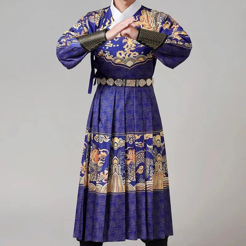 Han Dragon Robe Men’s Ming Dynasty Dragon Hanfu Robe – Oriental Me