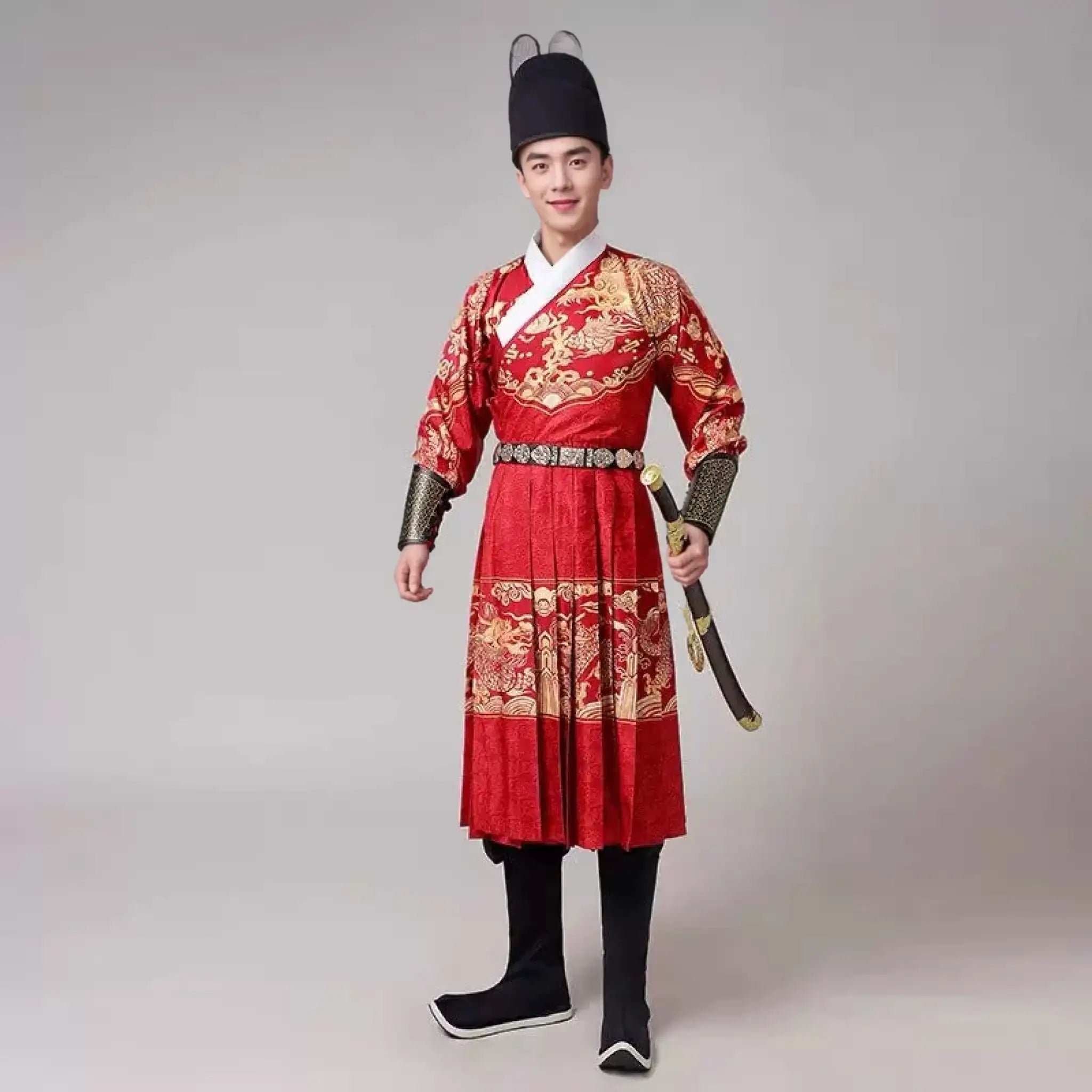 Men’s Ming Dynasty Dragon Hanfu Robe – Oriental Me