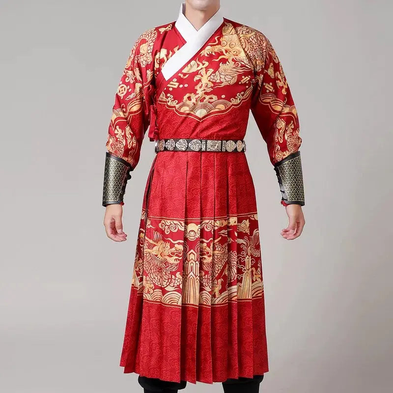 Men’s Ming Dynasty Dragon Hanfu Robe – Oriental Me