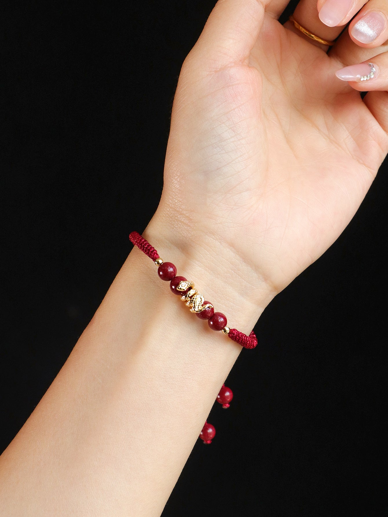 Year of the Snake Lucky Red Rope Bracelet