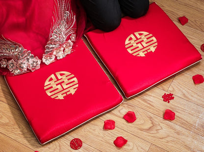Red Double Happiness Kneeling Pad