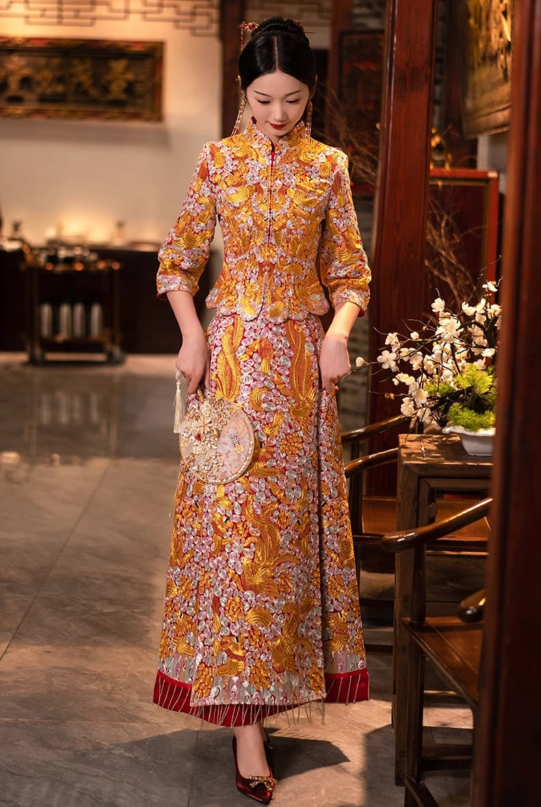 Chinese Wedding Qun Kwa Dress | Eternal Love - Oriental Me