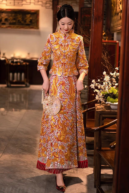 Chinese Wedding Qun Kwa Dress | Eternal Love - Oriental Me