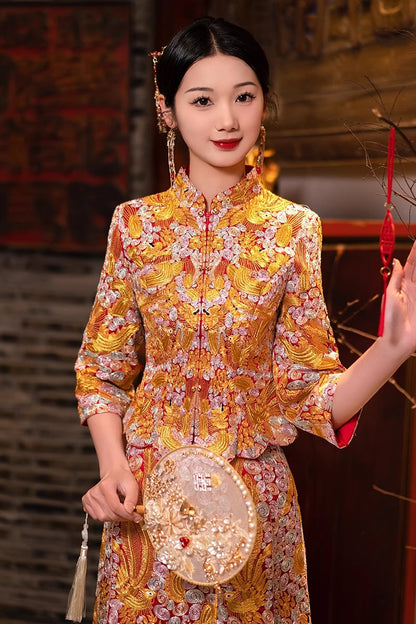 Chinese Wedding Qun Kwa Dress | Eternal Love - Oriental Me