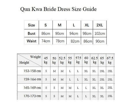 Chinese Wedding Qun Kwa Dress | Blessing
