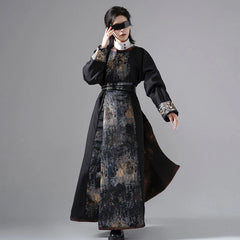 Chinese Reversible Hanfu Robe |  Fire Cloud