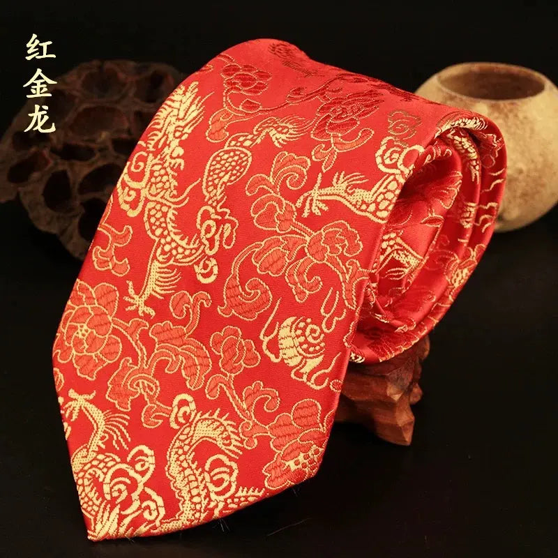 Brocade Dragon Neckties
