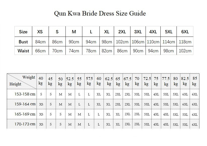 Rotes und goldenes asiatisches chinesisches Braut-Qun-Kwa-Hochzeitskleid und Bräutigam-Tang-Hochzeitsanzug