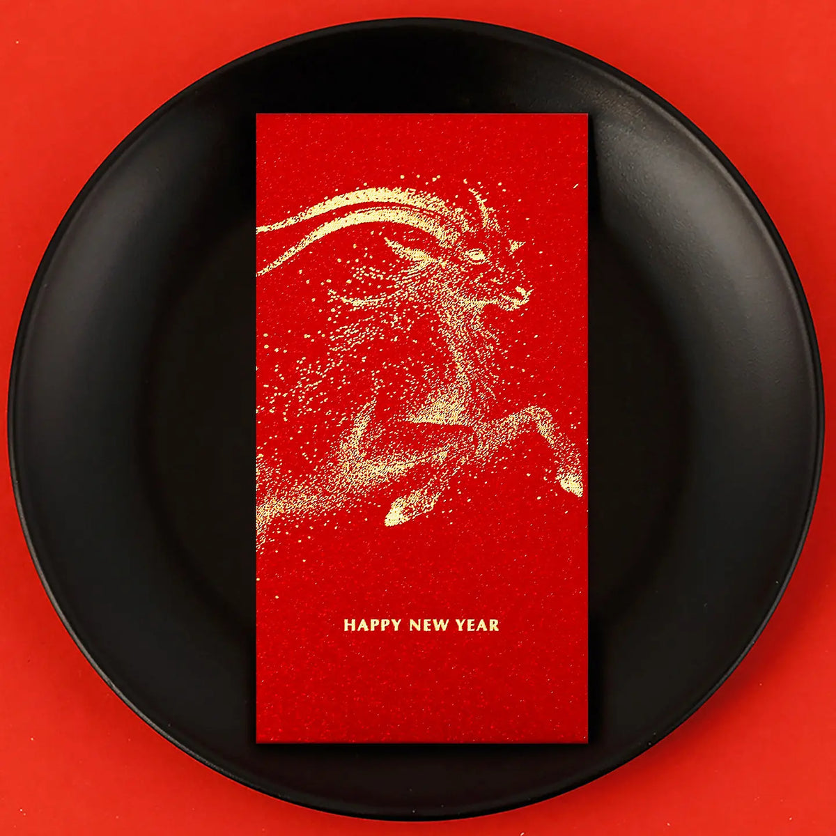 Personalizable Year of Goat 2027 Red Envelopes/Hongbao / Lai See Pack (6Pcs)