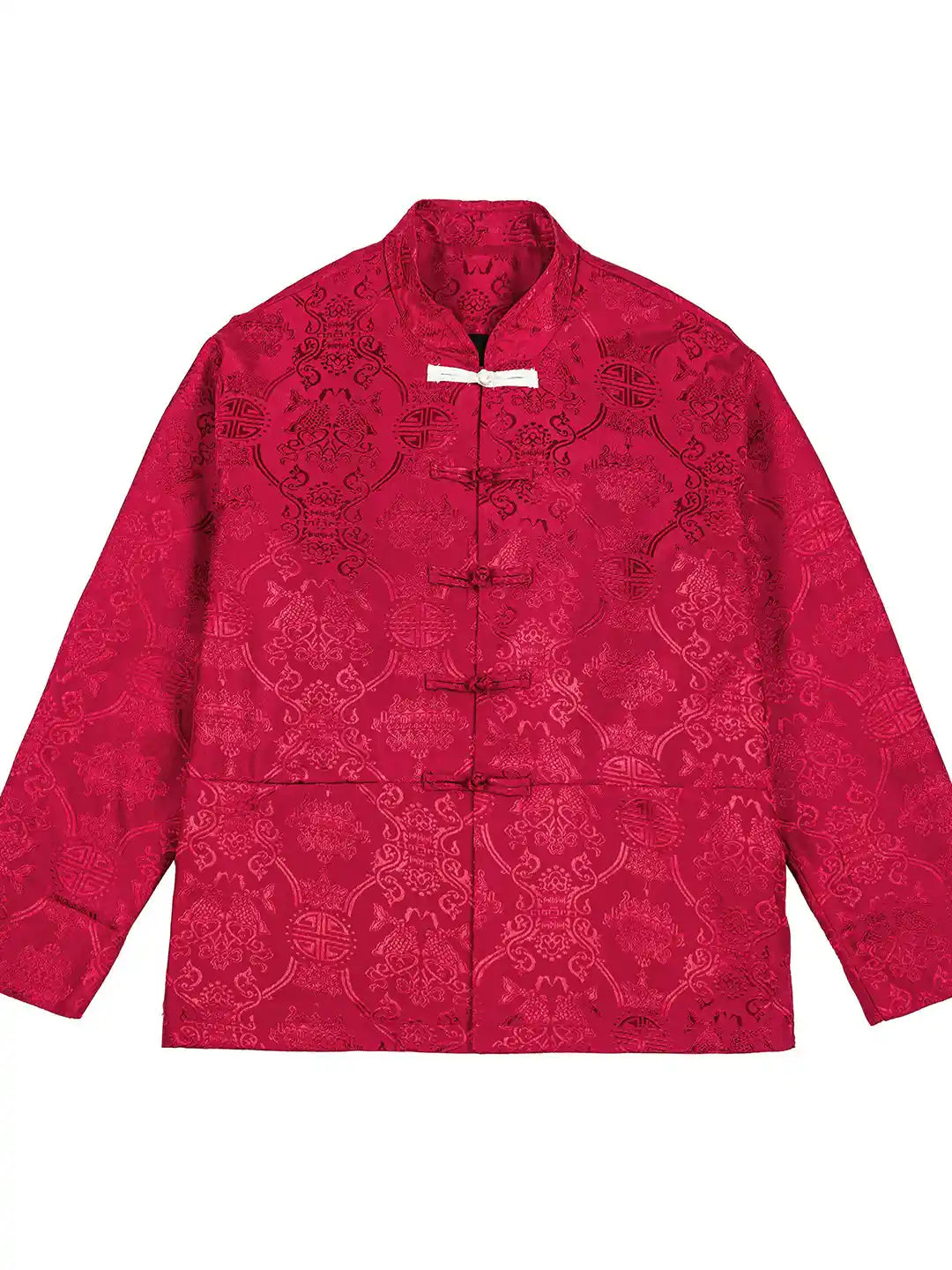 Veste de costume pour homme avec broderie de dragon chinois Manchu Tang Mandarin