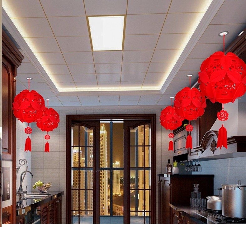 Double Happiness Red Lantern