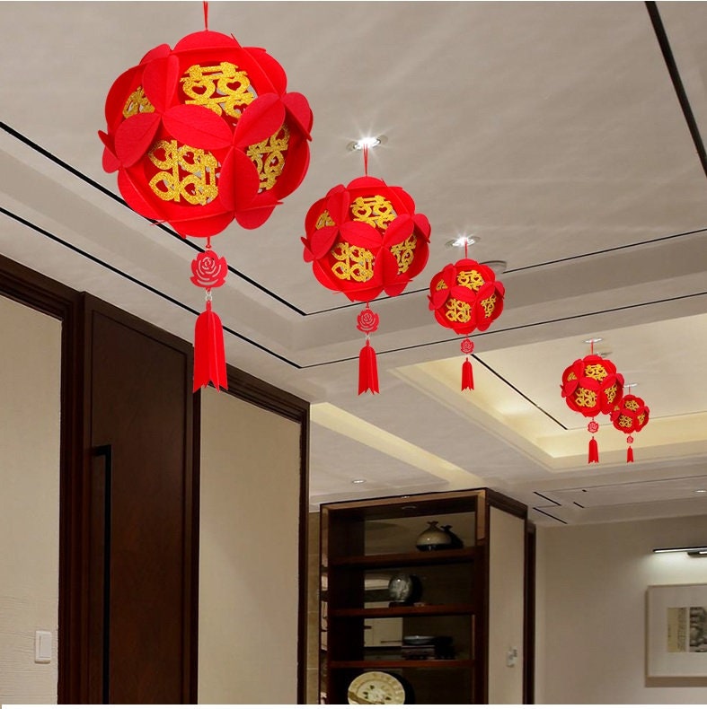 Double Happiness Red Lantern